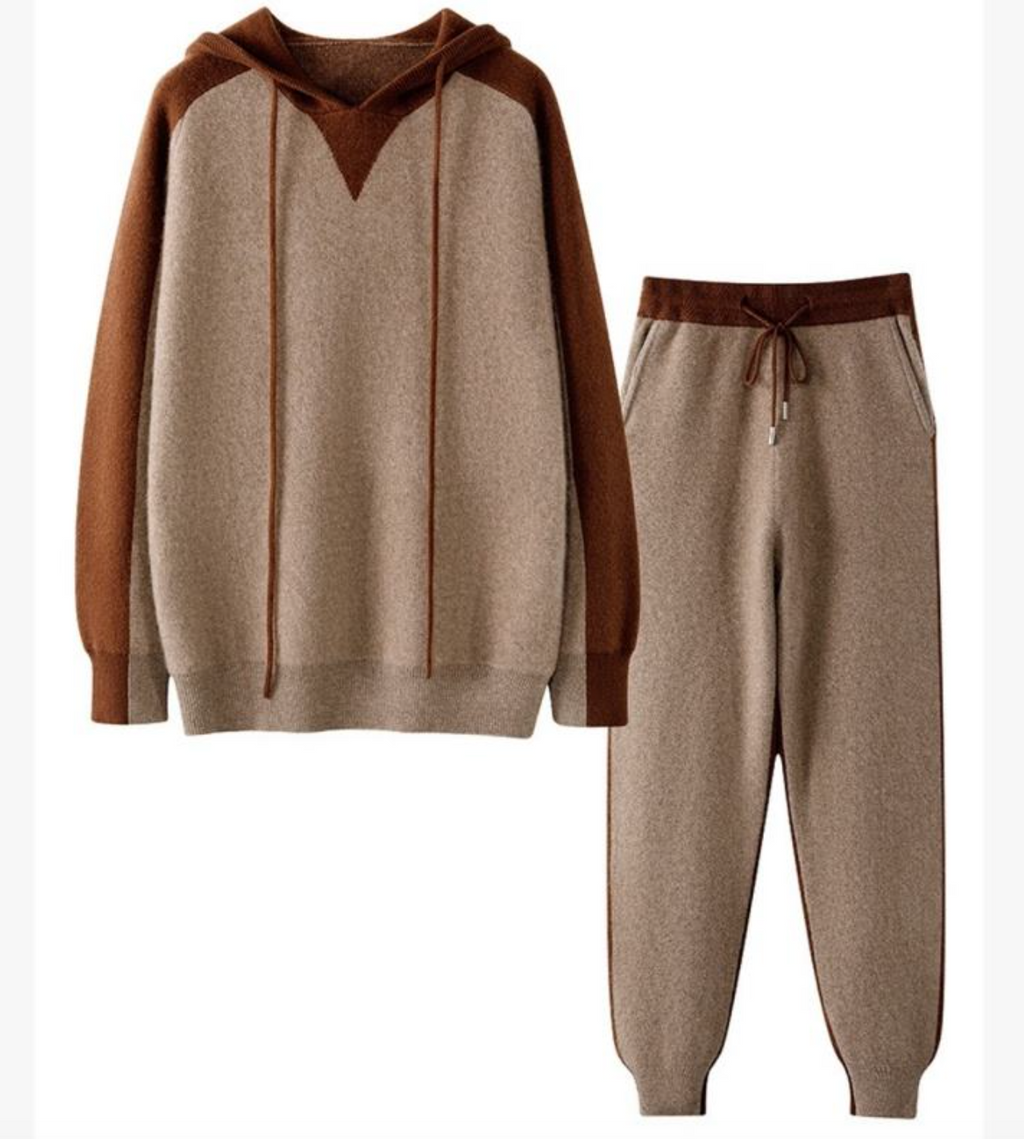 100% Pure Cashmere Men’s 2-Piece Tracksuit
