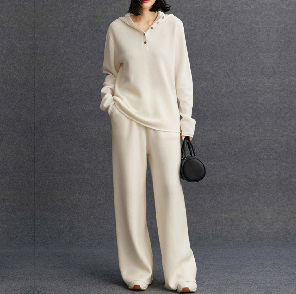 Women’s Oversized Cashmere Hoodie Set