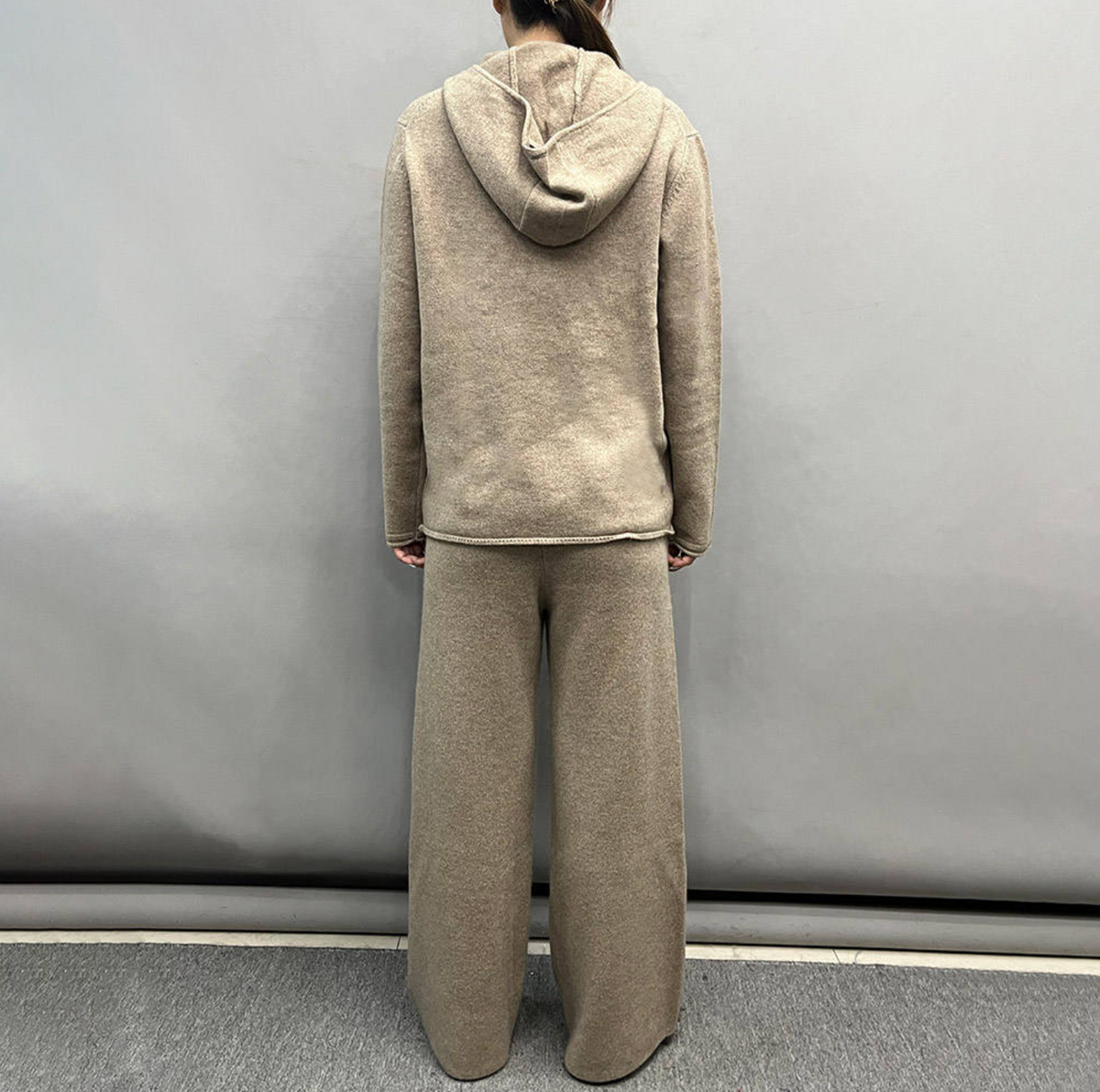 Women’s Oversized Cashmere Hoodie Set