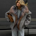 Women’s Luxury Cashmere & Goose Down Puffer Jacket