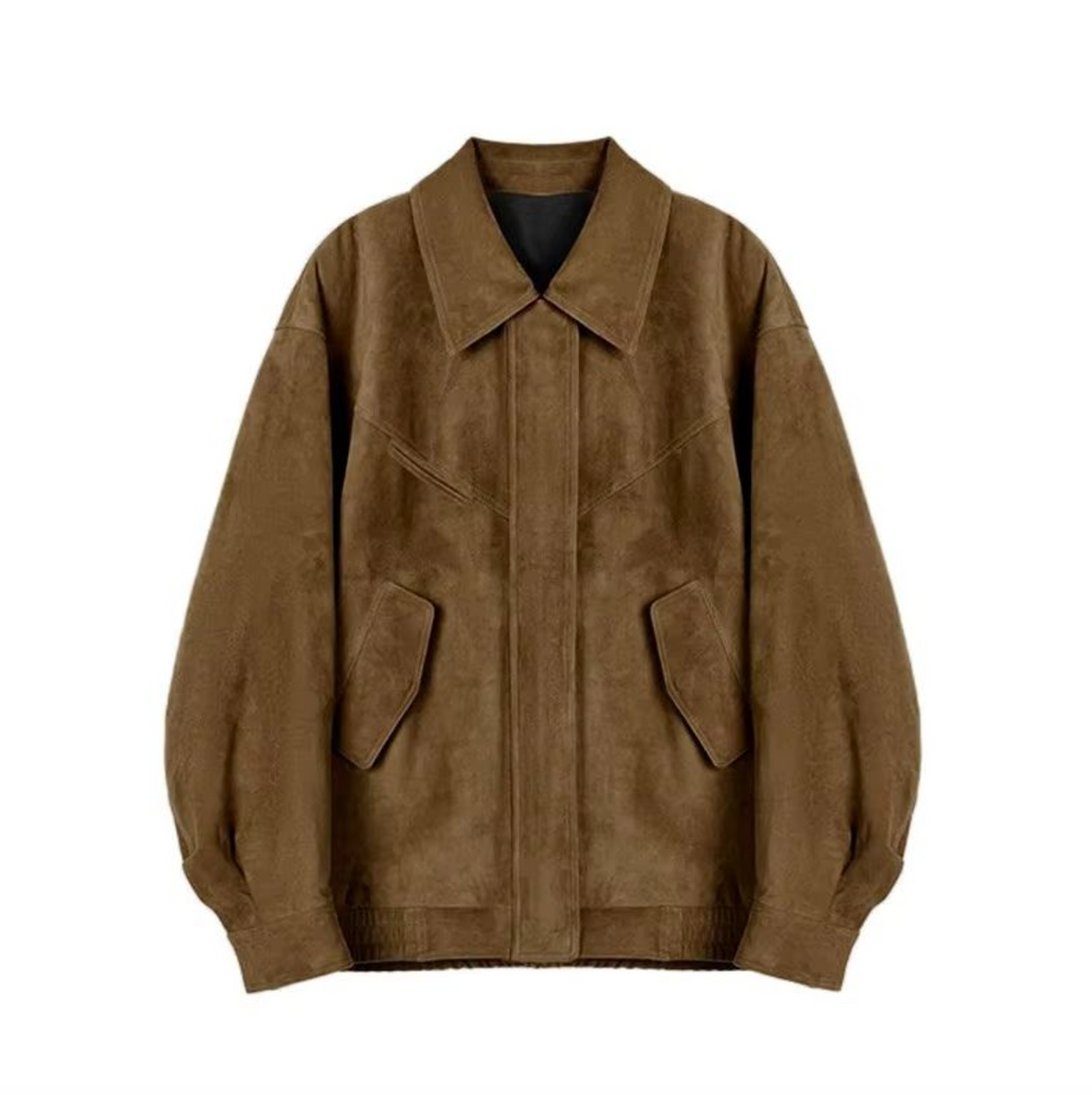 Women’s Genuine Suede Leather Coat