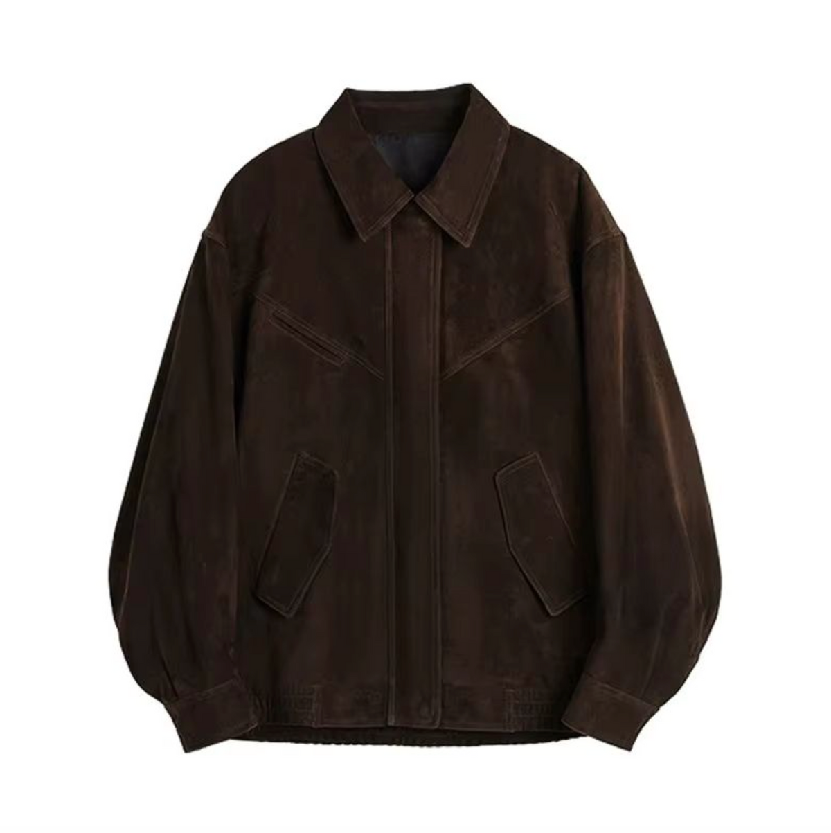 Women’s Genuine Suede Leather Coat